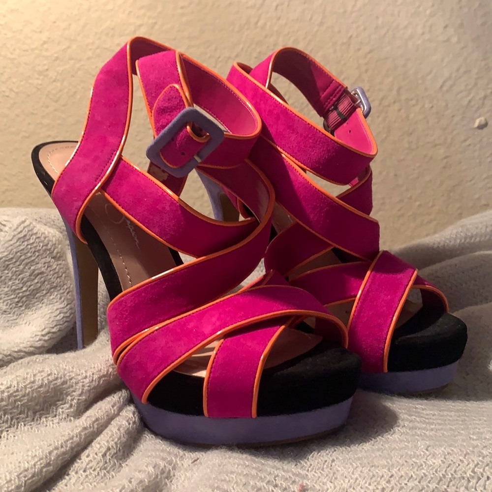 Hot pink Jessica Simpson Heels 💕